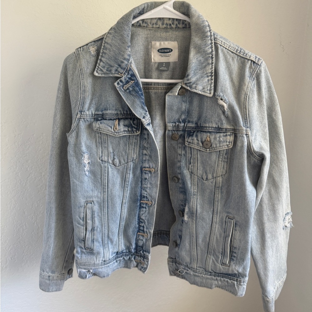 Old Navy Faded Blue Denim Jacket